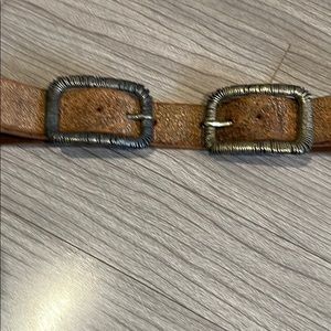 All leather belt from Italy